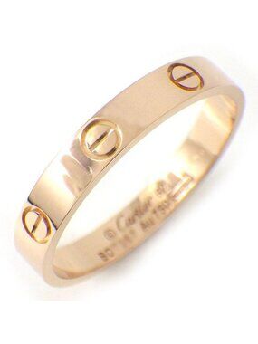 Cartier Ring Love Small Model SM 18K Pink Gold 62
